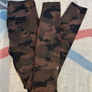 Lululemon Leggings Fast and Free Camo